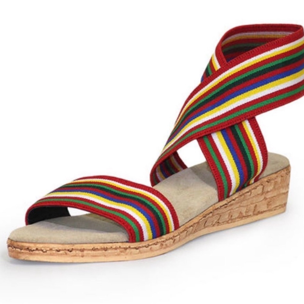 Charleston Shoe CO. Benjamin Stripe Sandals